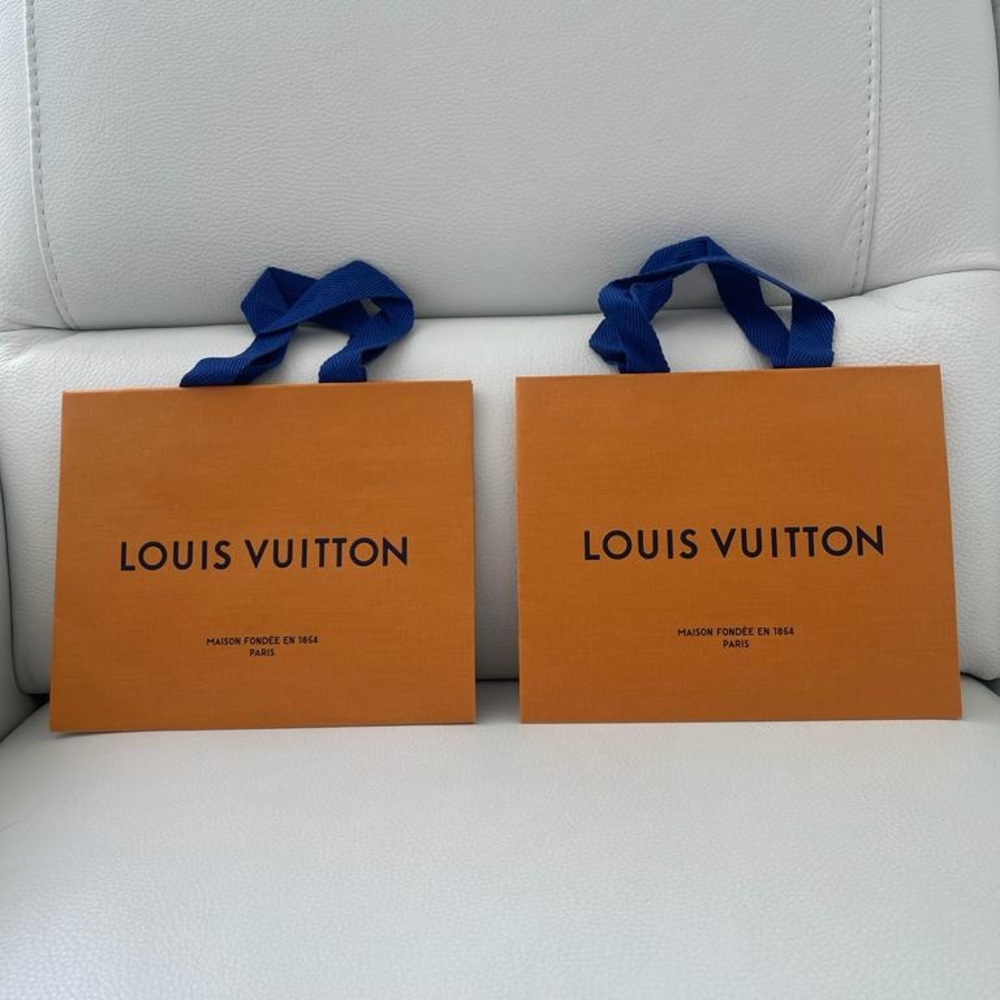 Original Louis Vuitton shopping bags